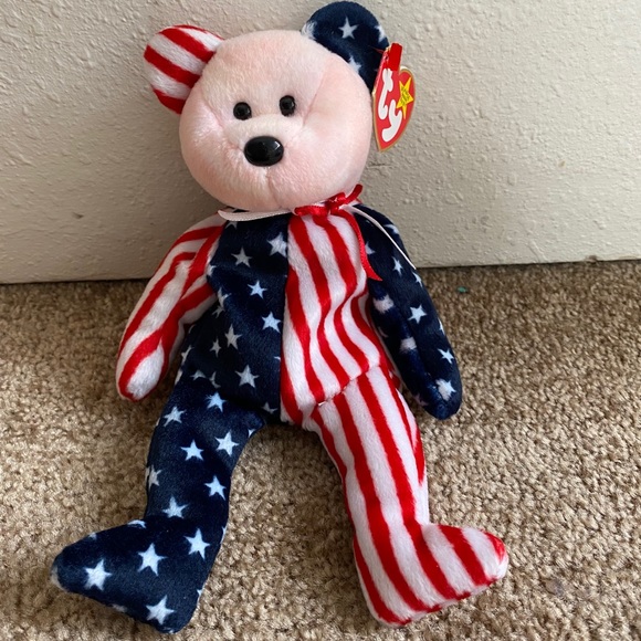 ‼️LAST ONE‼️TY Spangle the Bear’BEANIE W TAG ERROR - Picture 2 of 6